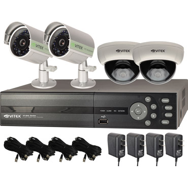 Complete H.264 Digital Video Surveillance Packages with Choice of High Resolution Cameras