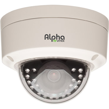 Alpha 2.48 MP Dome Camera with 3.6mm Fixed Iris Lens