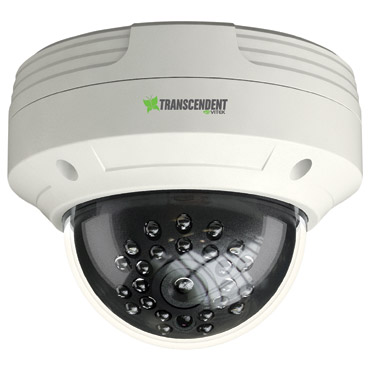Transcendent Series 4 Megapixel Outdoor WDR IP Camera with 24 IR LED Illumination w/3.6mm or 2.8 Fixed Iris Lens