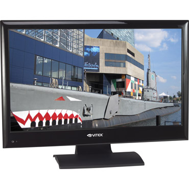 24” Professional Wide Screen 1080P LED Monitor w/Dual HDMI, VGA and BNC inputs